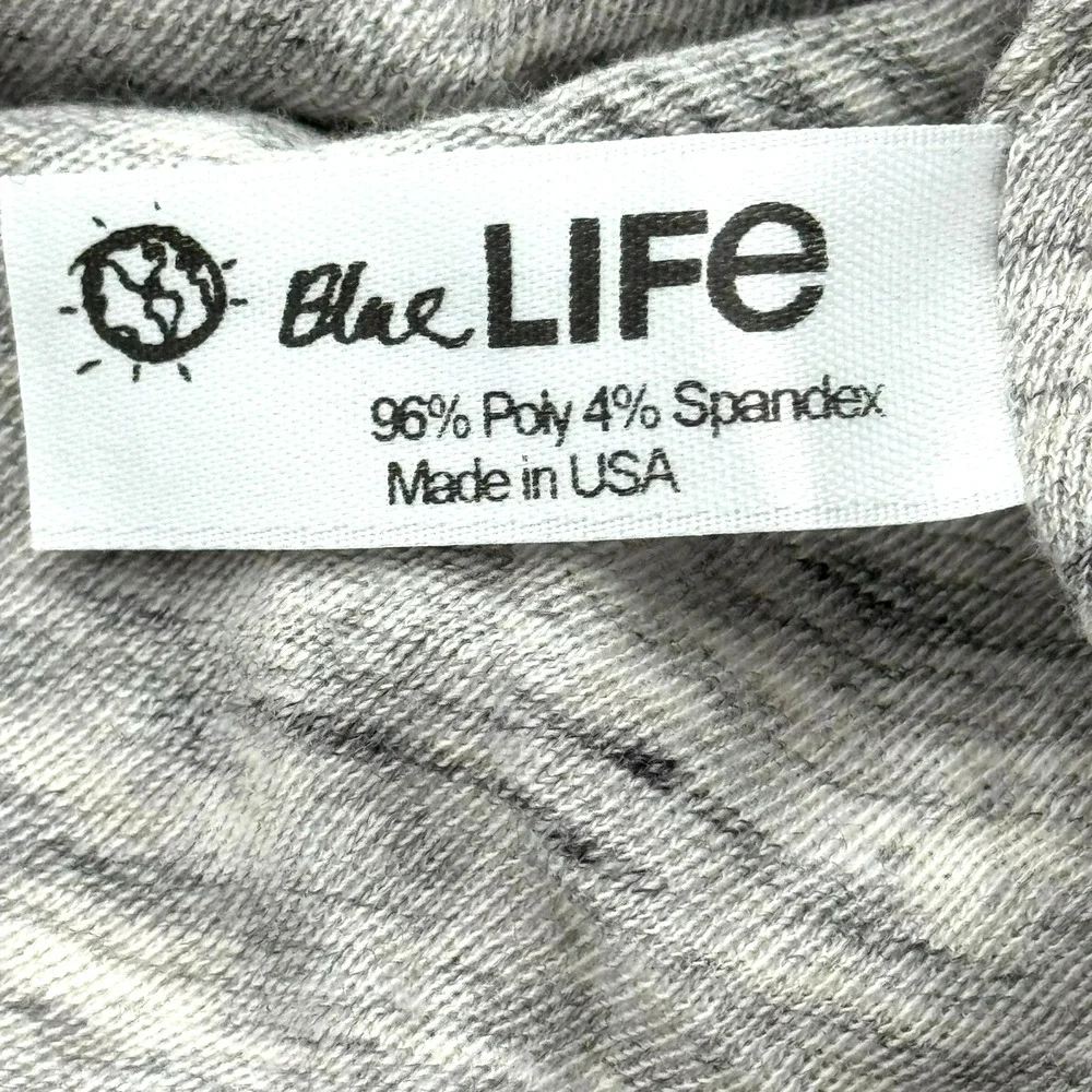BLUE LIFE Women's S/M White Leopard‎ Print Robe Belted Soft Thick Made in USA